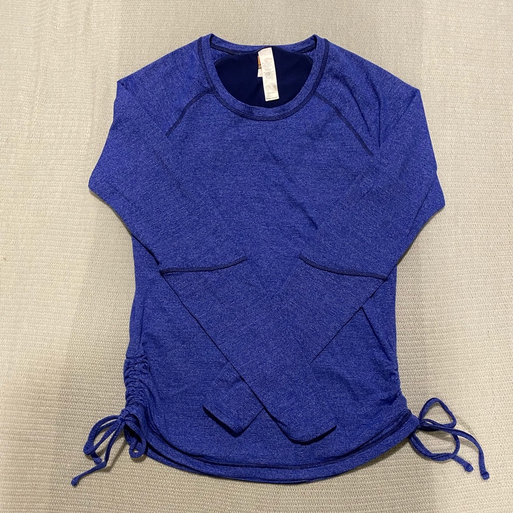 Lucy Performance Tee with Side Ruching